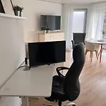 公寓 Am Bahnhof - Self Check-in - Terrasse Niederdorla