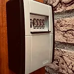 公寓 Am Bahnhof - Self Check-in - Terrasse